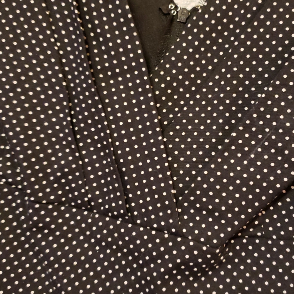 Tiny polka dot dress with pockets - Picture 4 of 4